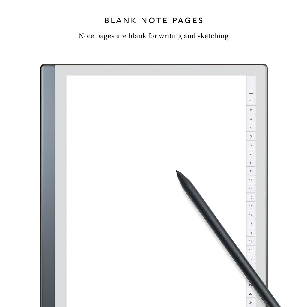 Notebook for e-Ink tablets