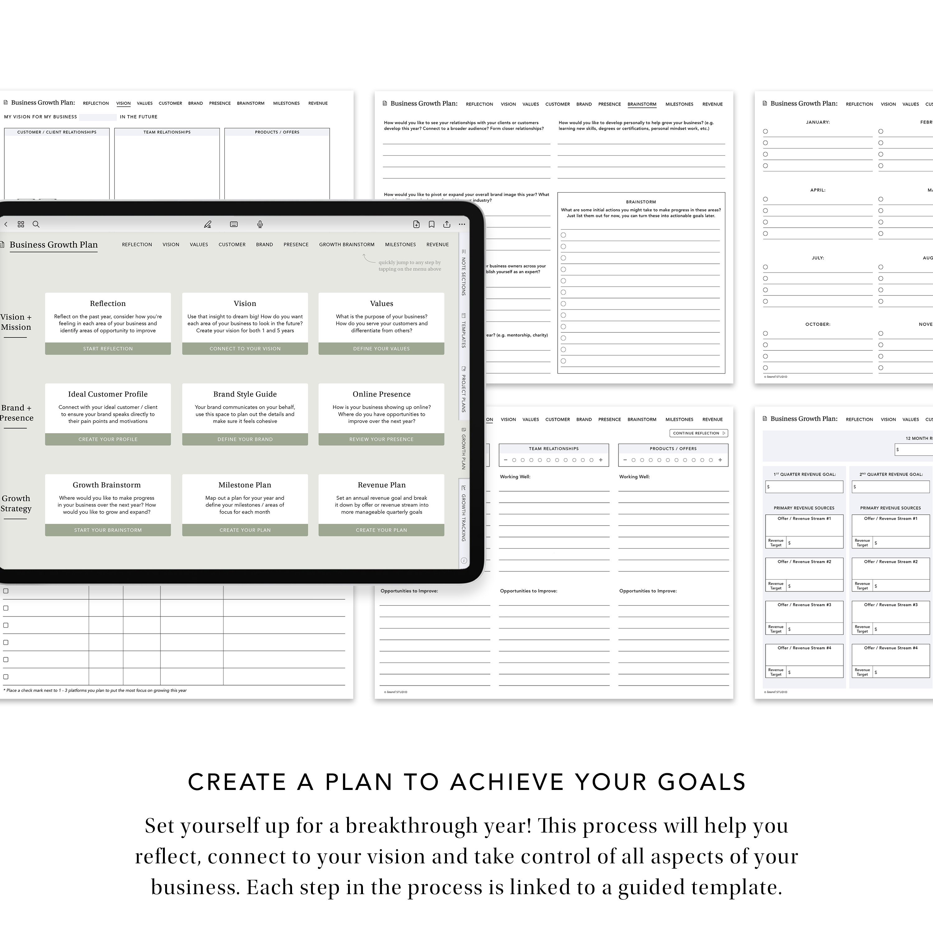 Buisness Notebook.pdf Business Planning Notebook – Laurel Studio