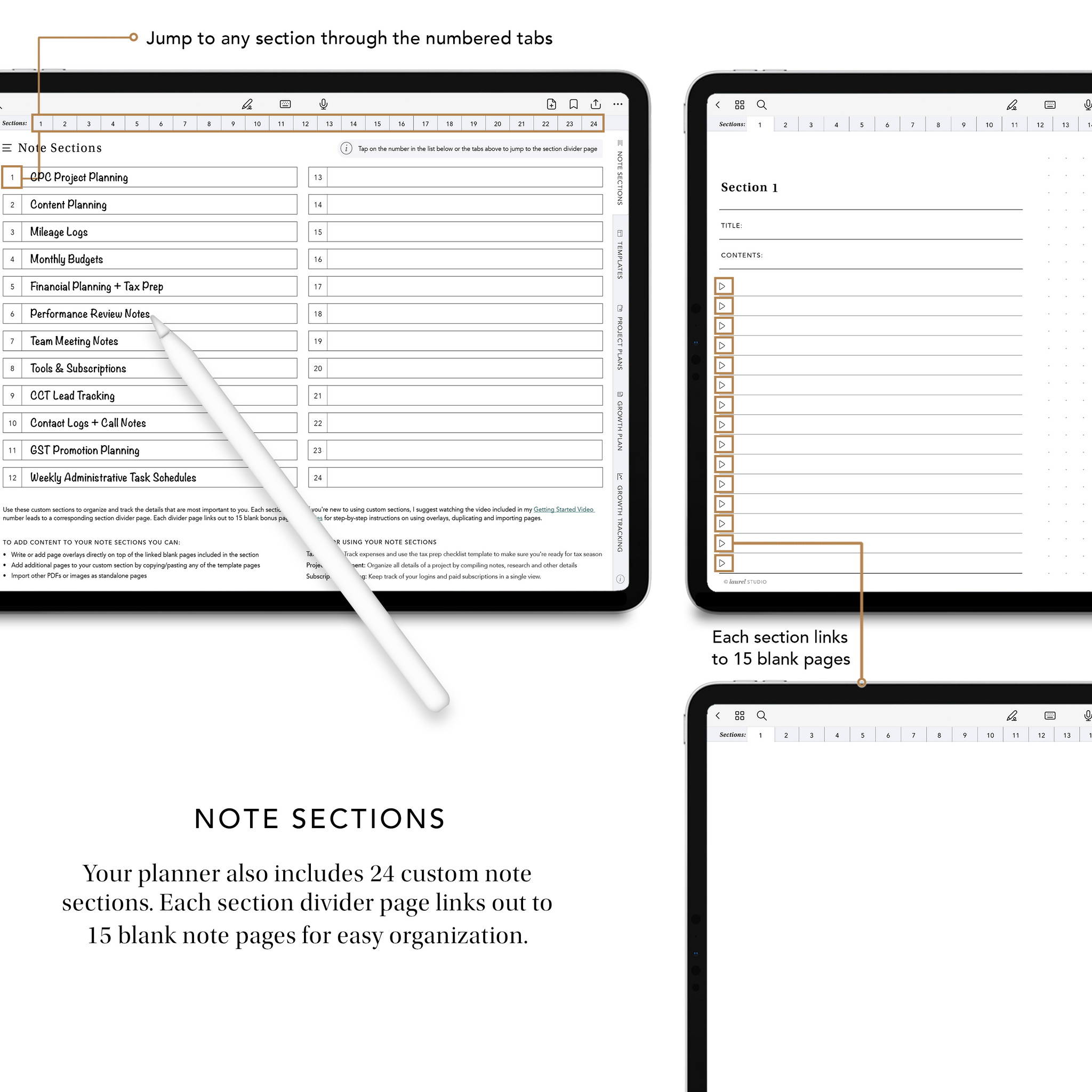 Business Planning Notebook – Laurel Studio