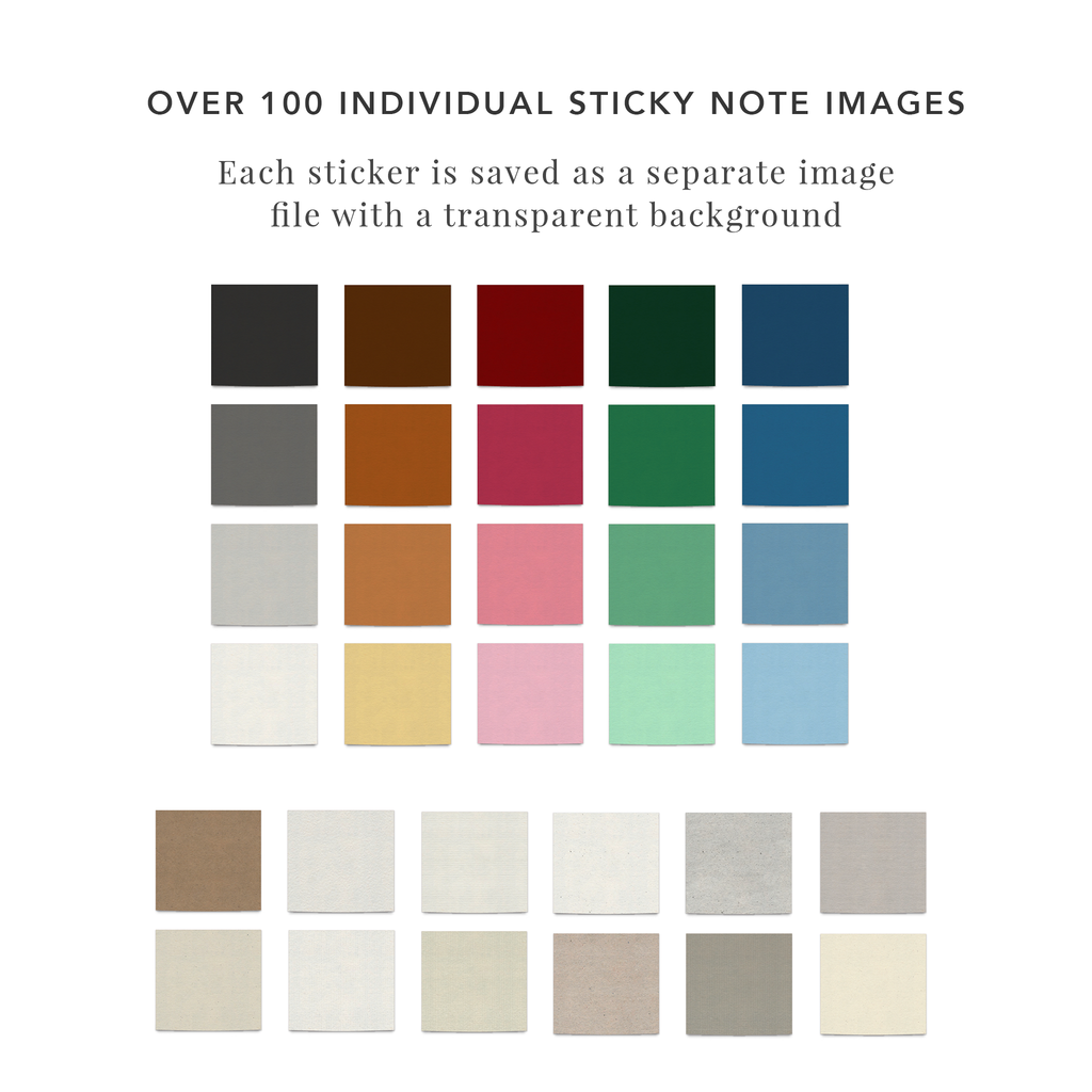 Sticky Note Sticker Set – Laurel Studio