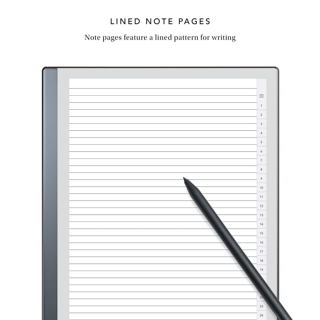 Notebook for e-Ink tablets – Laurel Studio