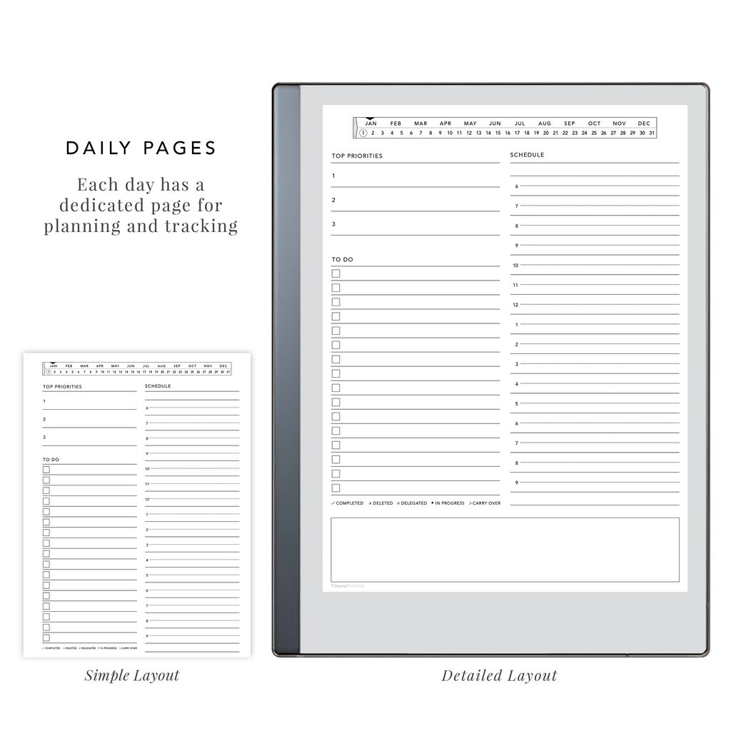 reMarkable tablet - Relationship Enhance Daily Journal Template – Einkpads