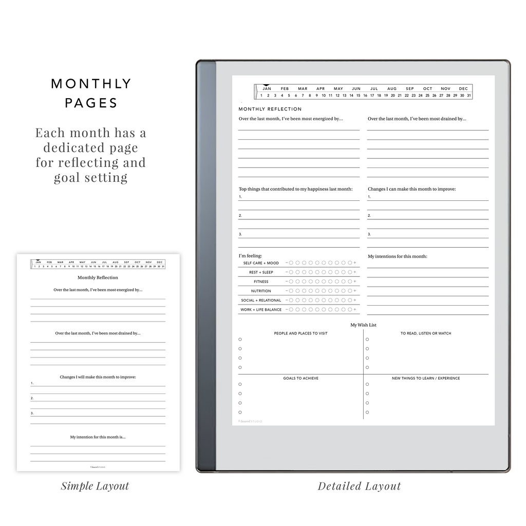 reMarkable tablet - Relationship Enhance Daily Journal Template