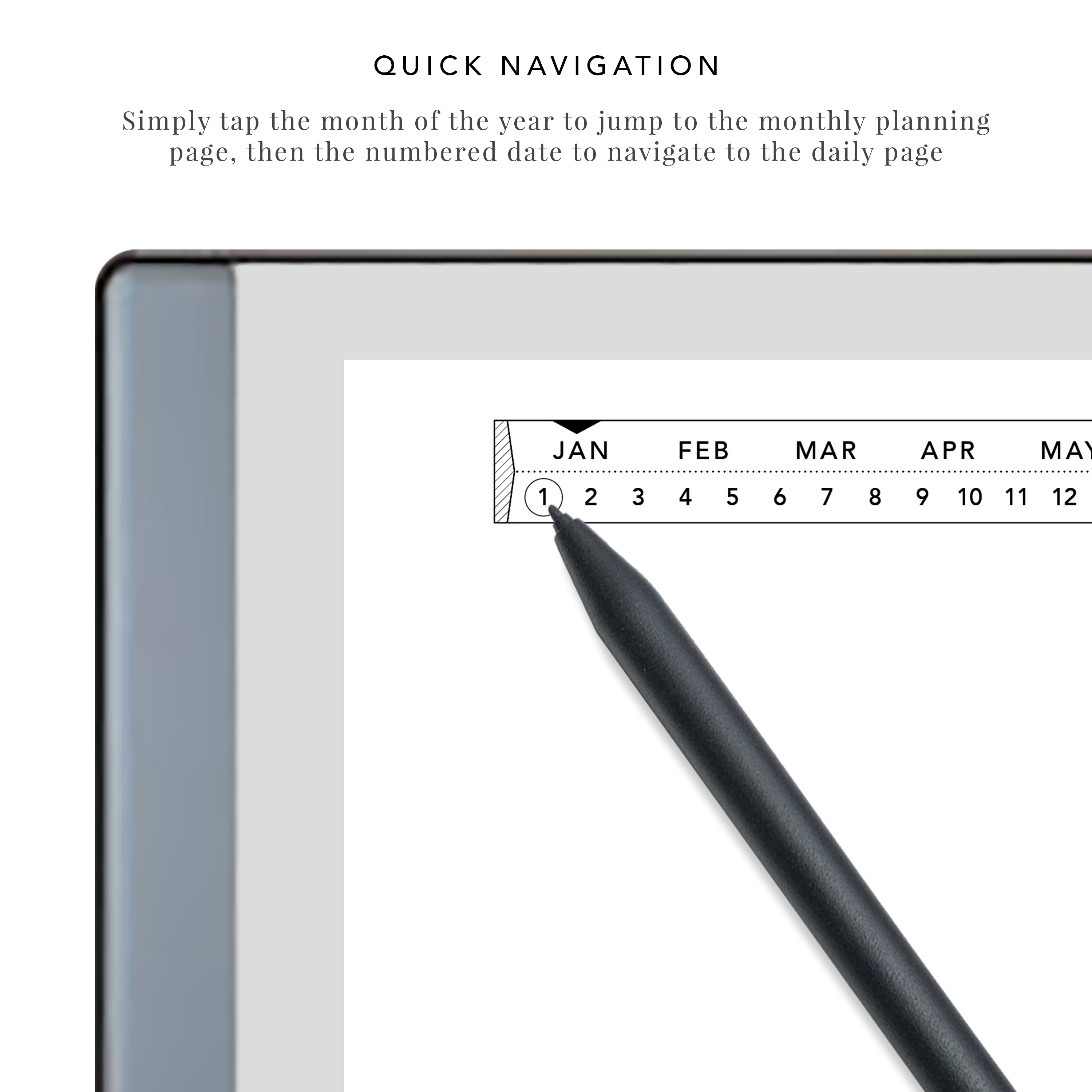 Productivity Journal for e-Ink tablets – Laurel Studio
