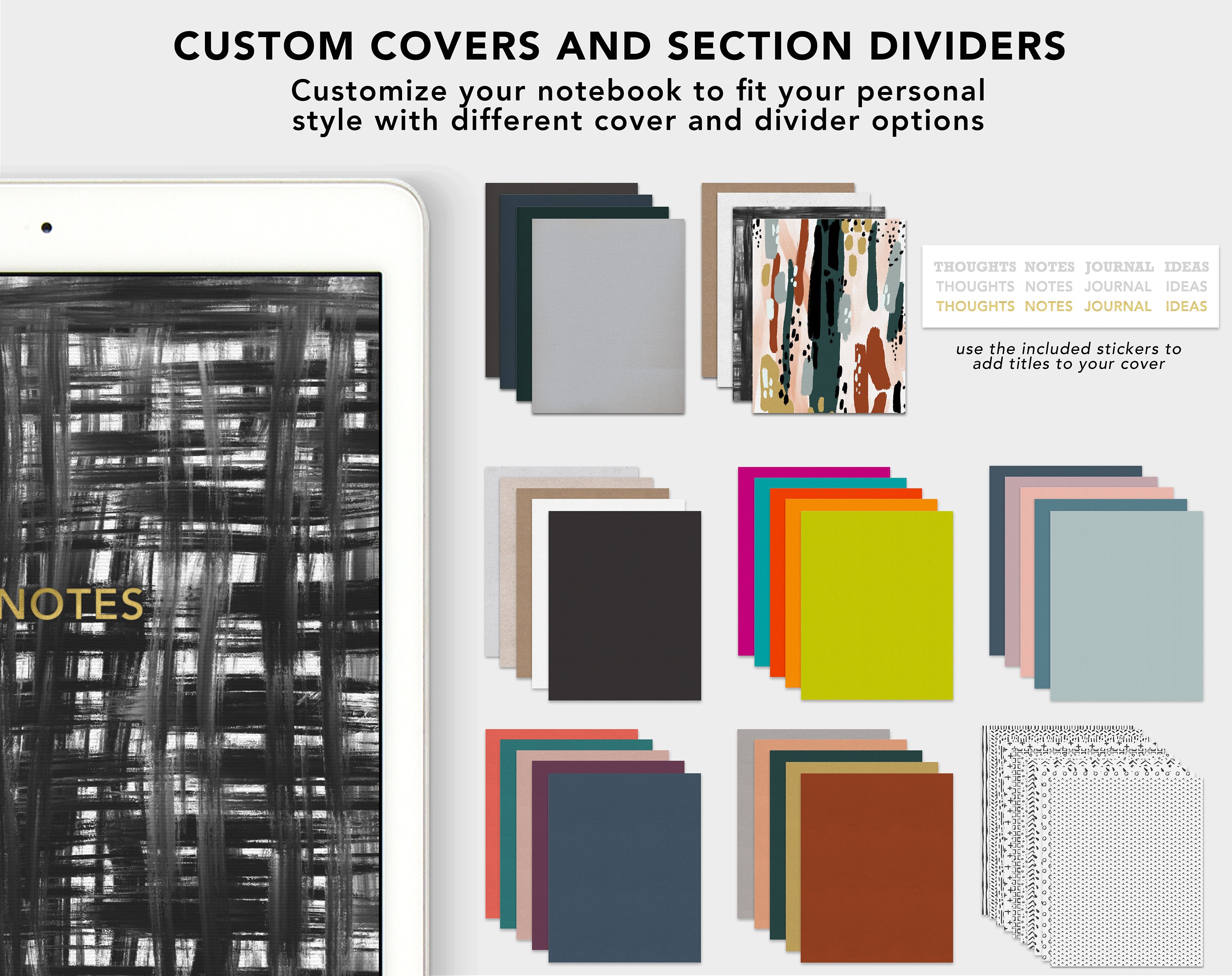 20 Section Notebook – Laurel Studio